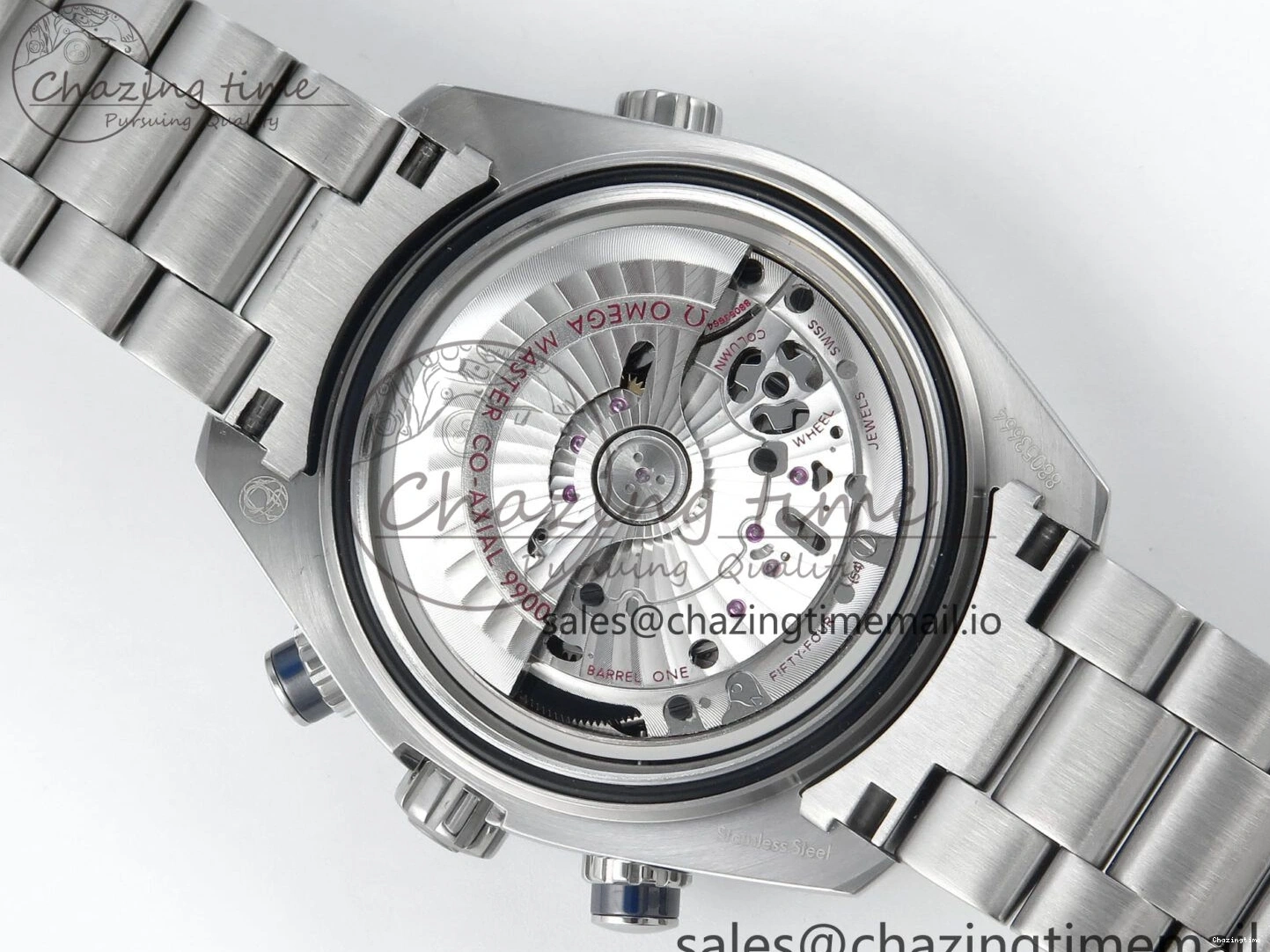 0117 Planet Ocean Master Chronometer 600M 45.5mm SS SCF 1:1 Best Edition Blue Bezel Blue Dial on SS Bracelet A9900 Super Clone Lightweight 7676